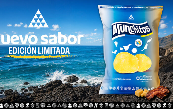 Munchitos estrena sabor: bacon y queso, con diseño especial por el Día de Canarias 