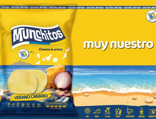 Munchitos recupera Cheese & Onion con una edición limitada inspirada en el verano canario